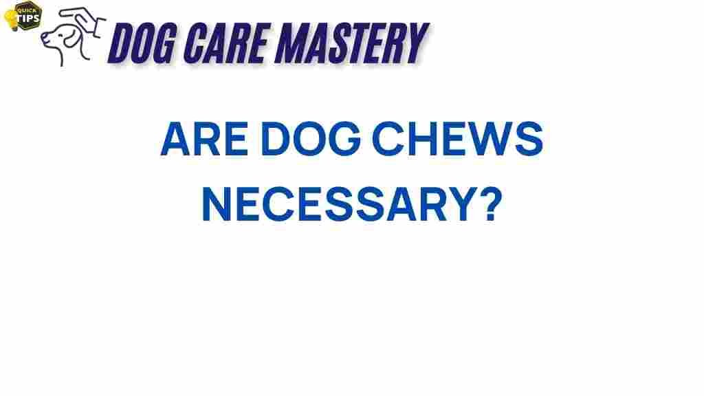 dog-chews-necessary