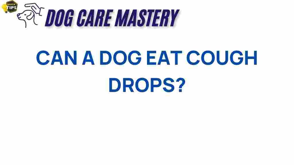can-dogs-eat-cough-drops