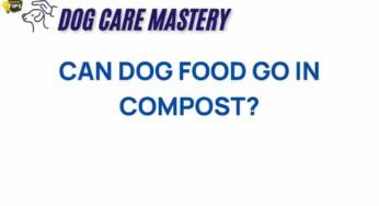 Can Dog Food Go in Compost? Unraveling the Secrets of Pet Waste Disposal