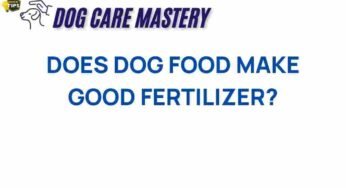 Unconventional Uses: Can Dog Food Transform Your Garden Soil?