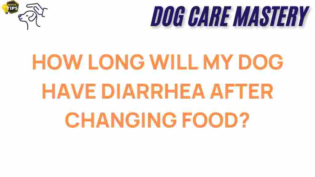 dog-diarrhea-food-change