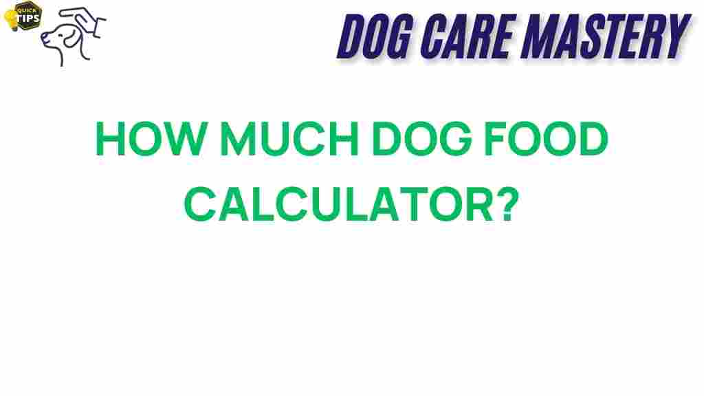 dog-food-calculator